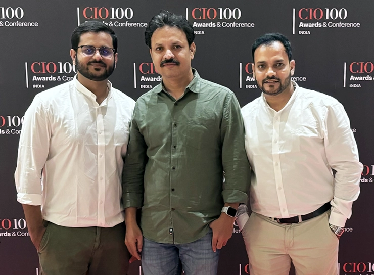 The QuarkWiz team at the CIO 100 Awards and Conference India 2026 in Bengaluru